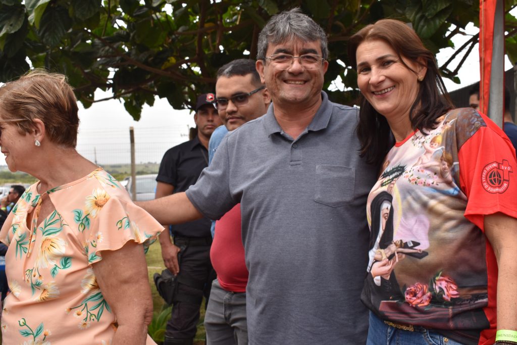 Festejos da padroeira Santa Rita de Cássia, reúne centenas de pessoas de Dourados e região