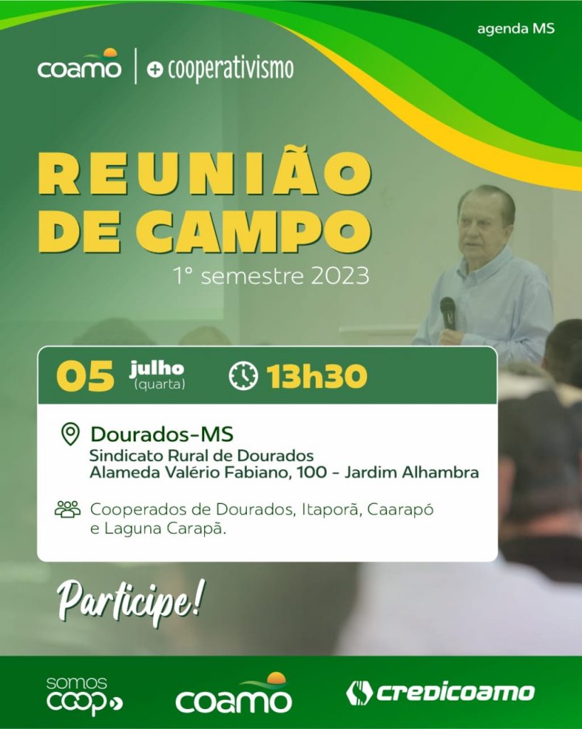 Membros da COAMO visitam Rádio Coração