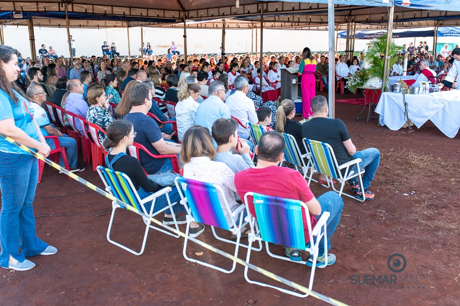 Prefeito Alan Guedes participa de missa campal que marca lançamento de novo santuário da Sagrado Coração de Jesus