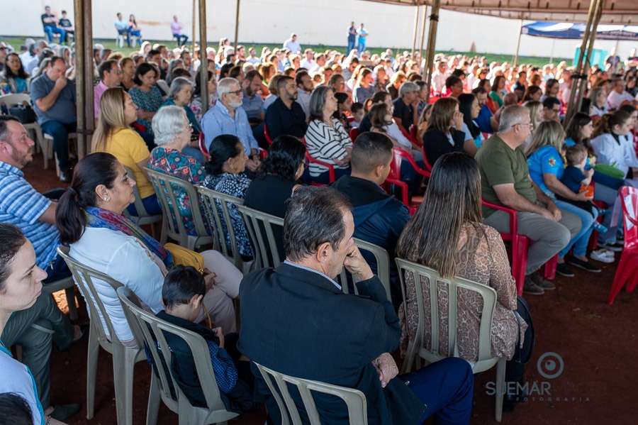 Prefeito Alan Guedes participa de missa campal que marca lançamento de novo santuário da Sagrado Coração de Jesus