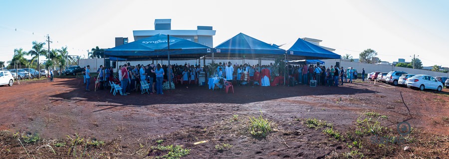 Prefeito Alan Guedes participa de missa campal que marca lançamento de novo santuário da Sagrado Coração de Jesus