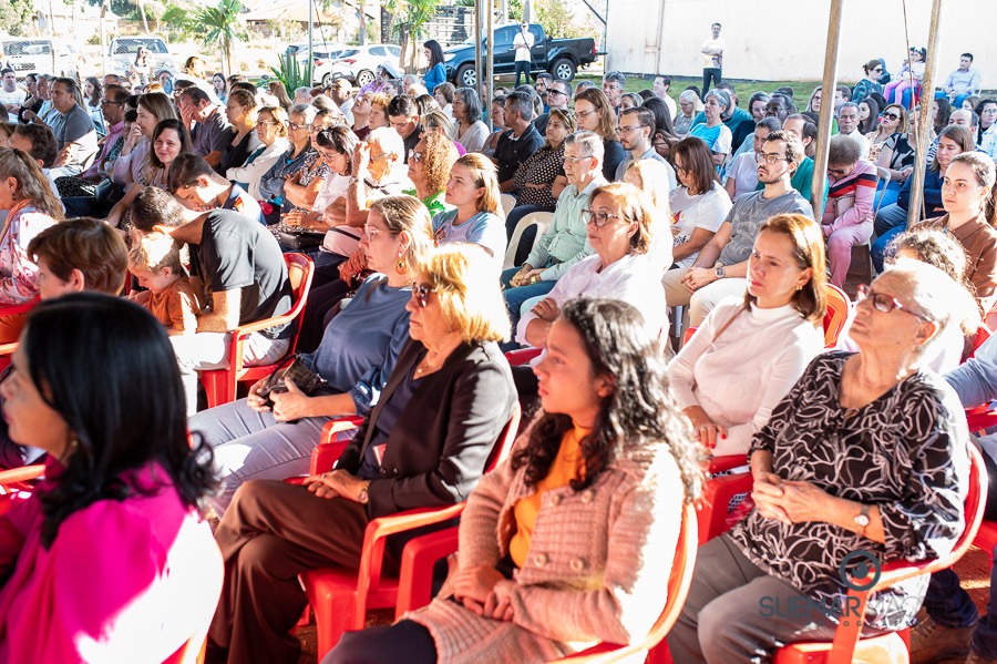 Prefeito Alan Guedes participa de missa campal que marca lançamento de novo santuário da Sagrado Coração de Jesus