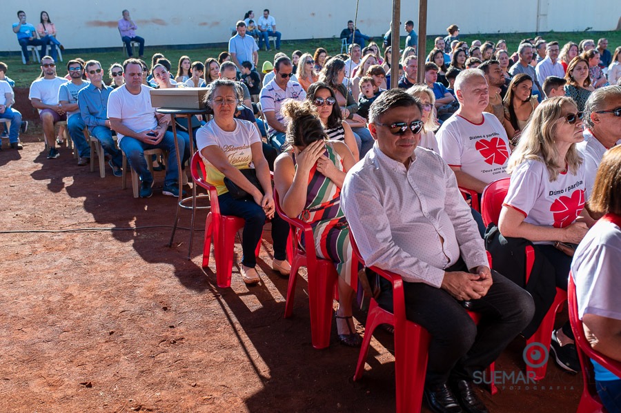 Prefeito Alan Guedes participa de missa campal que marca lançamento de novo santuário da Sagrado Coração de Jesus