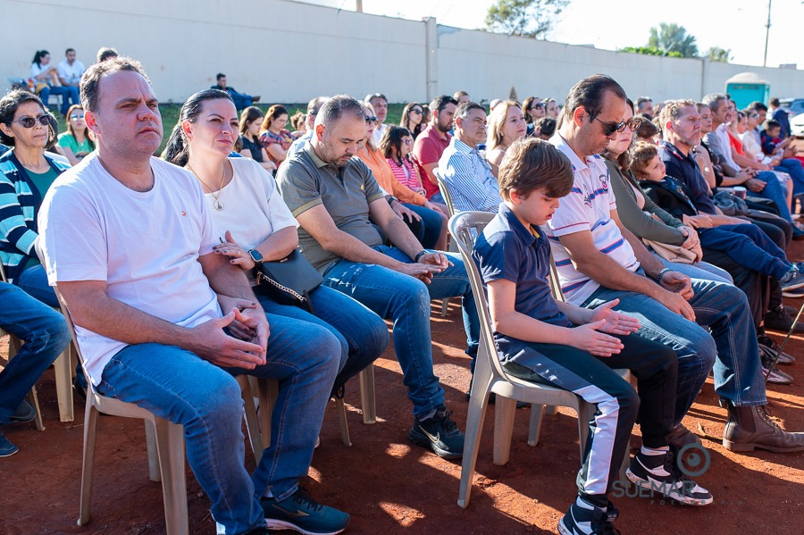 Prefeito Alan Guedes participa de missa campal que marca lançamento de novo santuário da Sagrado Coração de Jesus