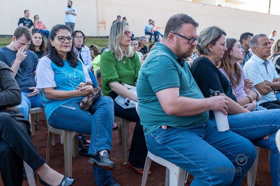 Prefeito Alan Guedes participa de missa campal que marca lançamento de novo santuário da Sagrado Coração de Jesus