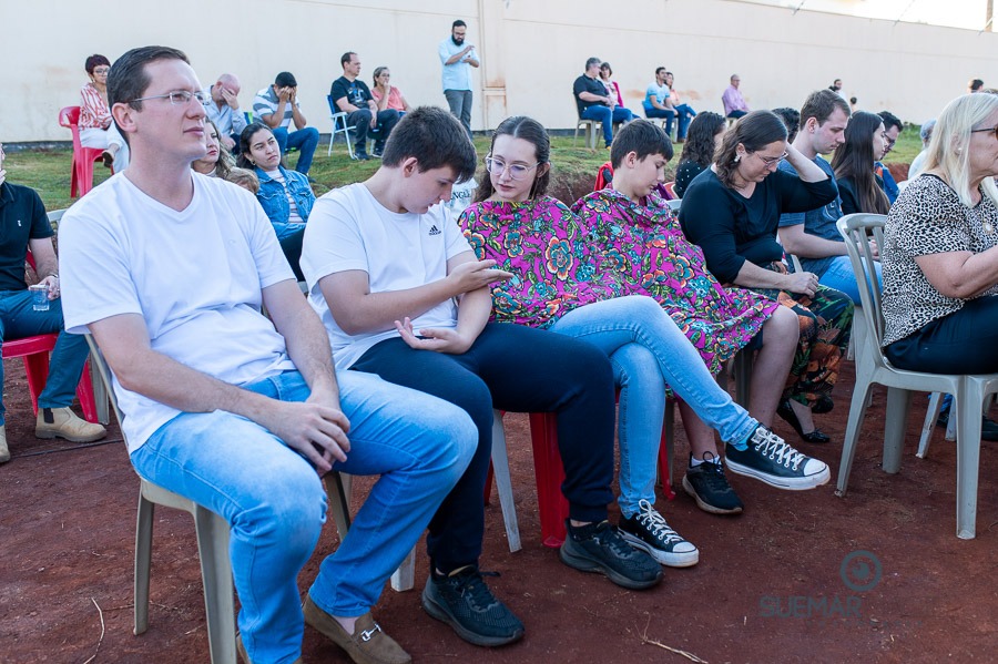 Prefeito Alan Guedes participa de missa campal que marca lançamento de novo santuário da Sagrado Coração de Jesus