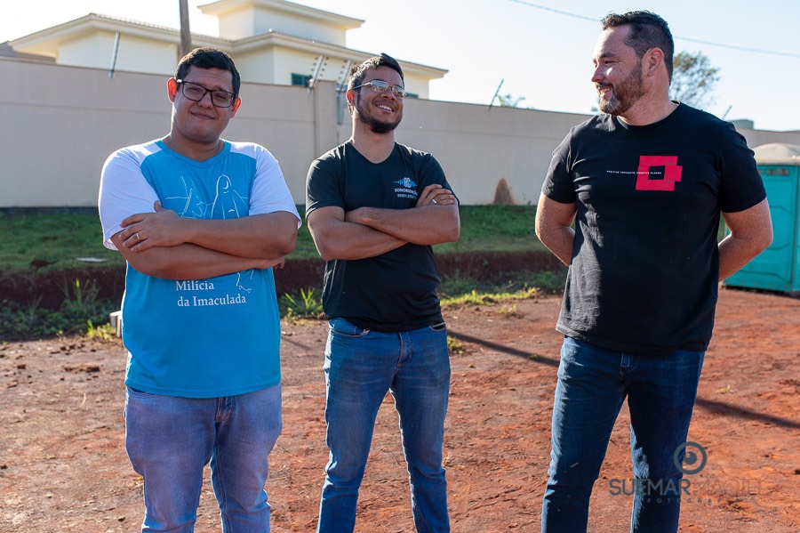 Prefeito Alan Guedes participa de missa campal que marca lançamento de novo santuário da Sagrado Coração de Jesus