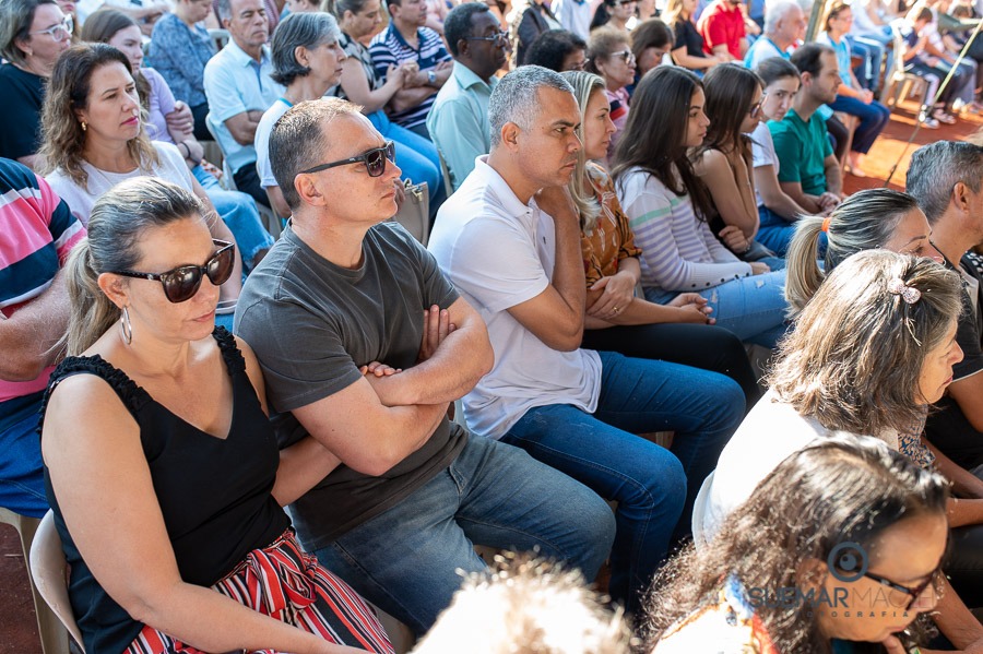 Prefeito Alan Guedes participa de missa campal que marca lançamento de novo santuário da Sagrado Coração de Jesus