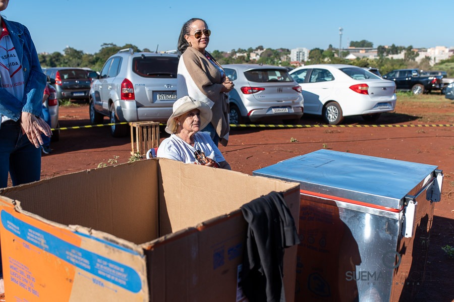 Prefeito Alan Guedes participa de missa campal que marca lançamento de novo santuário da Sagrado Coração de Jesus