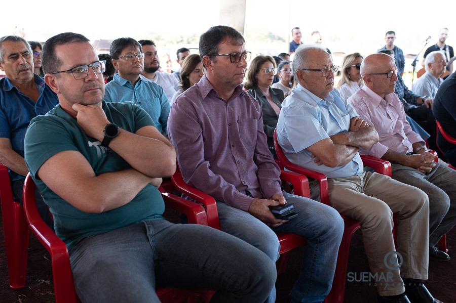 Prefeito Alan Guedes participa de missa campal que marca lançamento de novo santuário da Sagrado Coração de Jesus