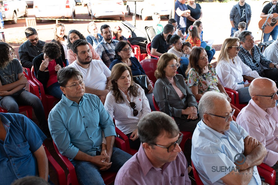 Prefeito Alan Guedes participa de missa campal que marca lançamento de novo santuário da Sagrado Coração de Jesus