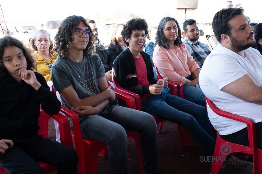 Prefeito Alan Guedes participa de missa campal que marca lançamento de novo santuário da Sagrado Coração de Jesus