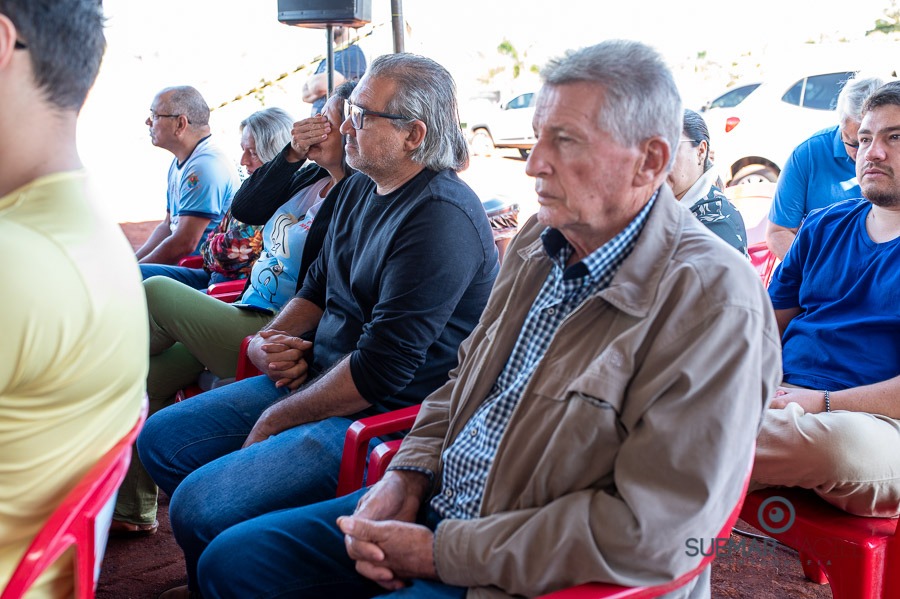 Prefeito Alan Guedes participa de missa campal que marca lançamento de novo santuário da Sagrado Coração de Jesus