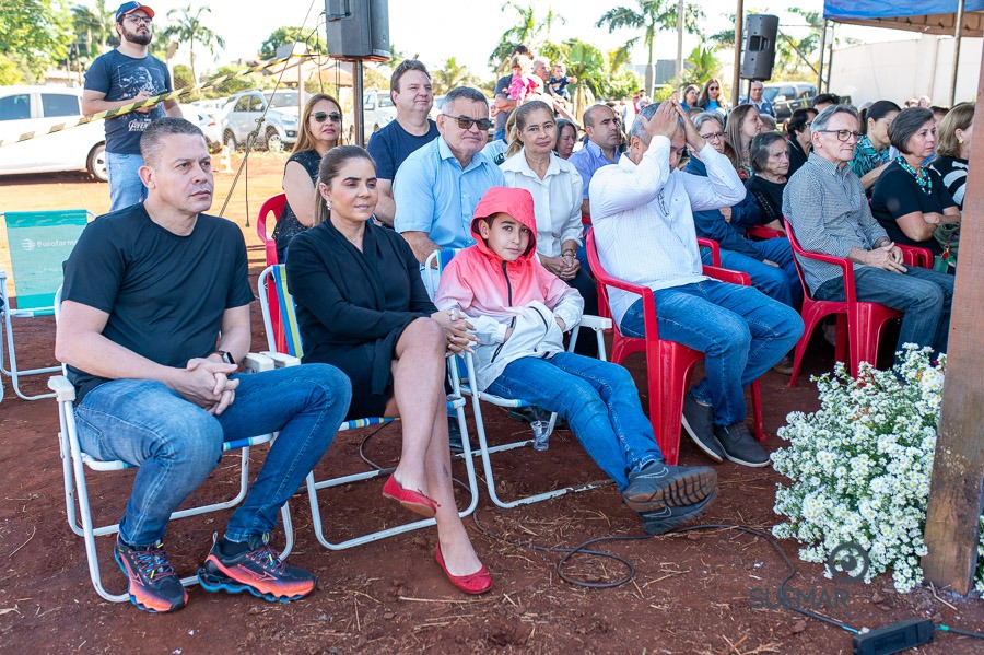 Prefeito Alan Guedes participa de missa campal que marca lançamento de novo santuário da Sagrado Coração de Jesus