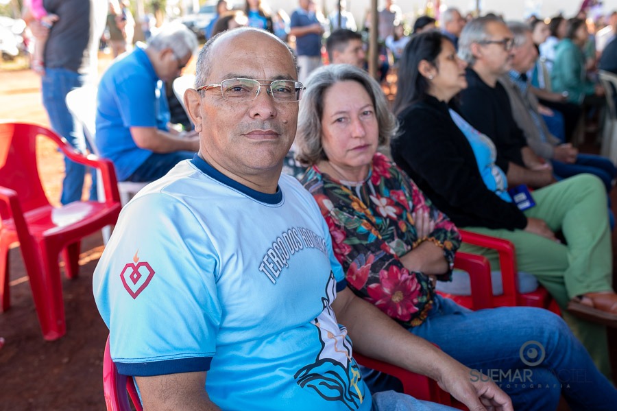 Prefeito Alan Guedes participa de missa campal que marca lançamento de novo santuário da Sagrado Coração de Jesus
