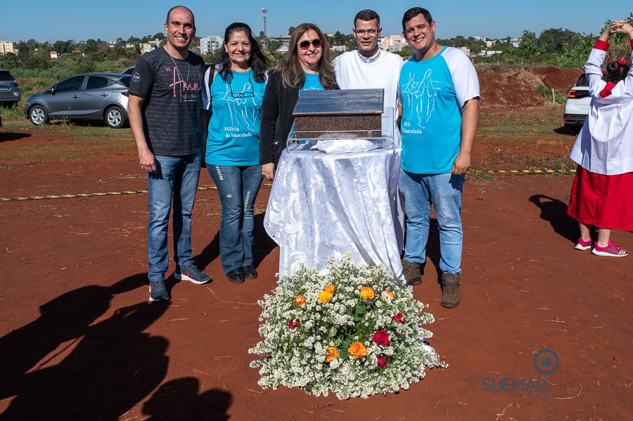Prefeito Alan Guedes participa de missa campal que marca lançamento de novo santuário da Sagrado Coração de Jesus