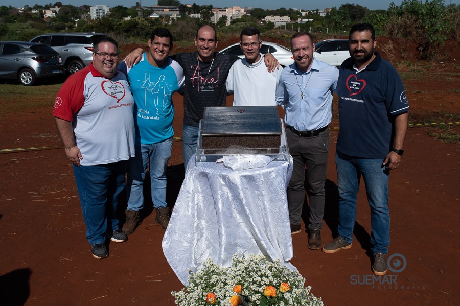 Prefeito Alan Guedes participa de missa campal que marca lançamento de novo santuário da Sagrado Coração de Jesus