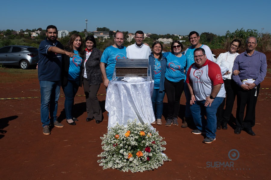 Prefeito Alan Guedes participa de missa campal que marca lançamento de novo santuário da Sagrado Coração de Jesus