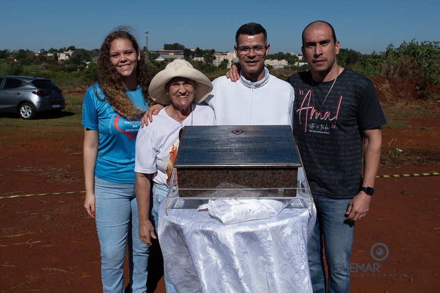 Prefeito Alan Guedes participa de missa campal que marca lançamento de novo santuário da Sagrado Coração de Jesus