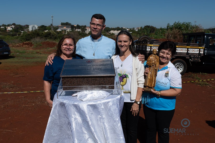 Prefeito Alan Guedes participa de missa campal que marca lançamento de novo santuário da Sagrado Coração de Jesus