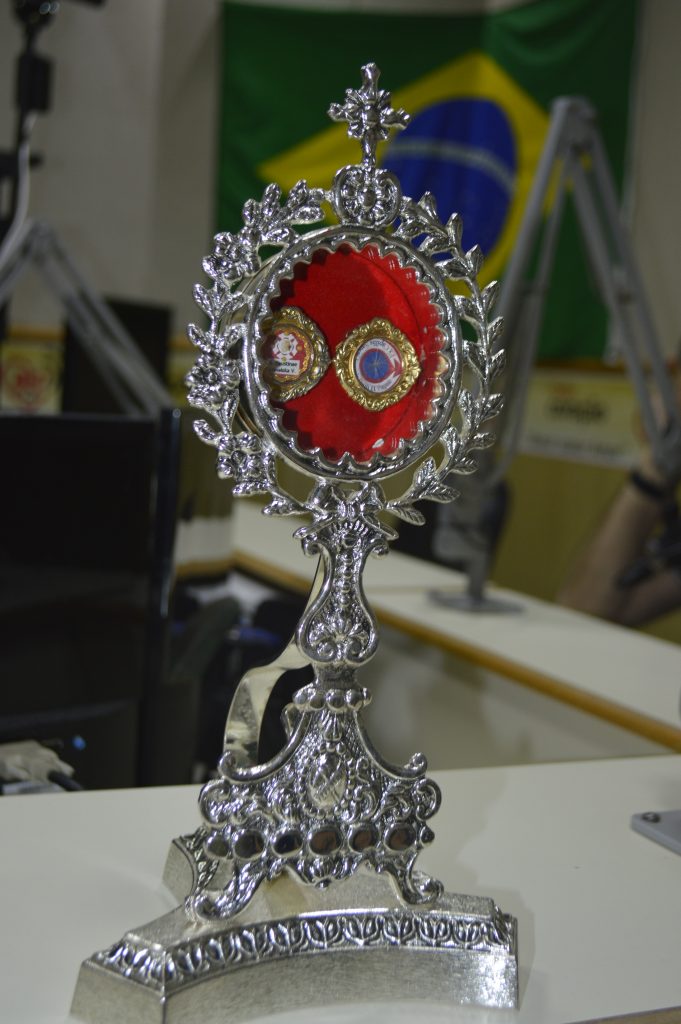 Ironi Spuldaro visita a Rádio Coração