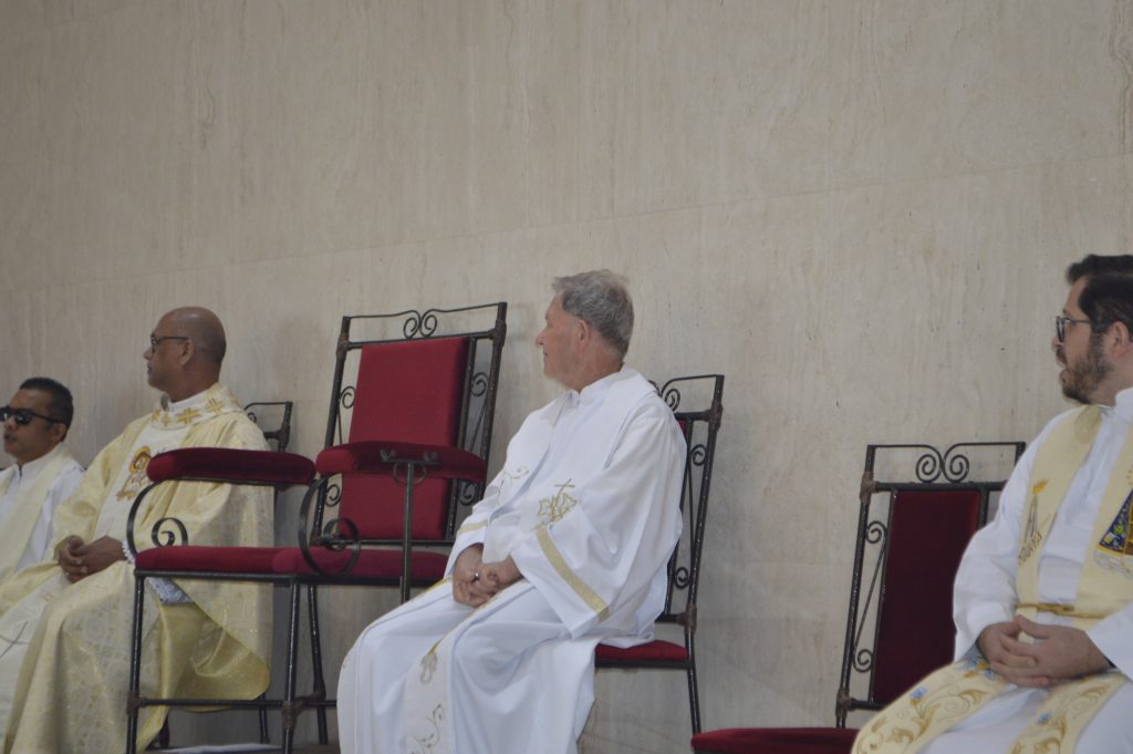 Homenagem ao Pe. Adriano Van de Ven na paróquia N.Sra. Aparecida do 4° Plano