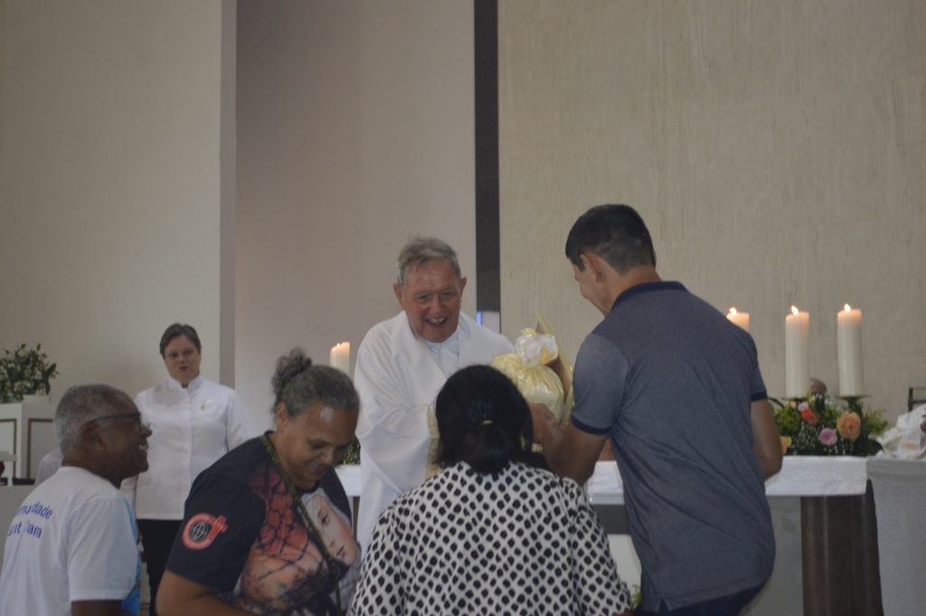 Homenagem ao Pe. Adriano Van de Ven na paróquia N.Sra. Aparecida do 4° Plano