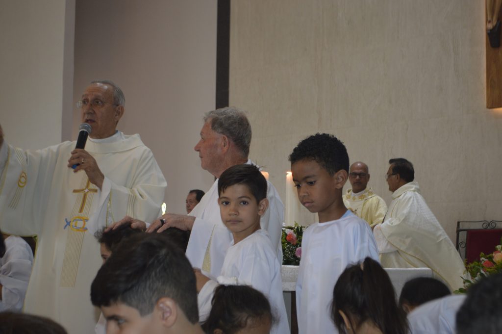 Homenagem ao Pe. Adriano Van de Ven na paróquia N.Sra. Aparecida do 4° Plano