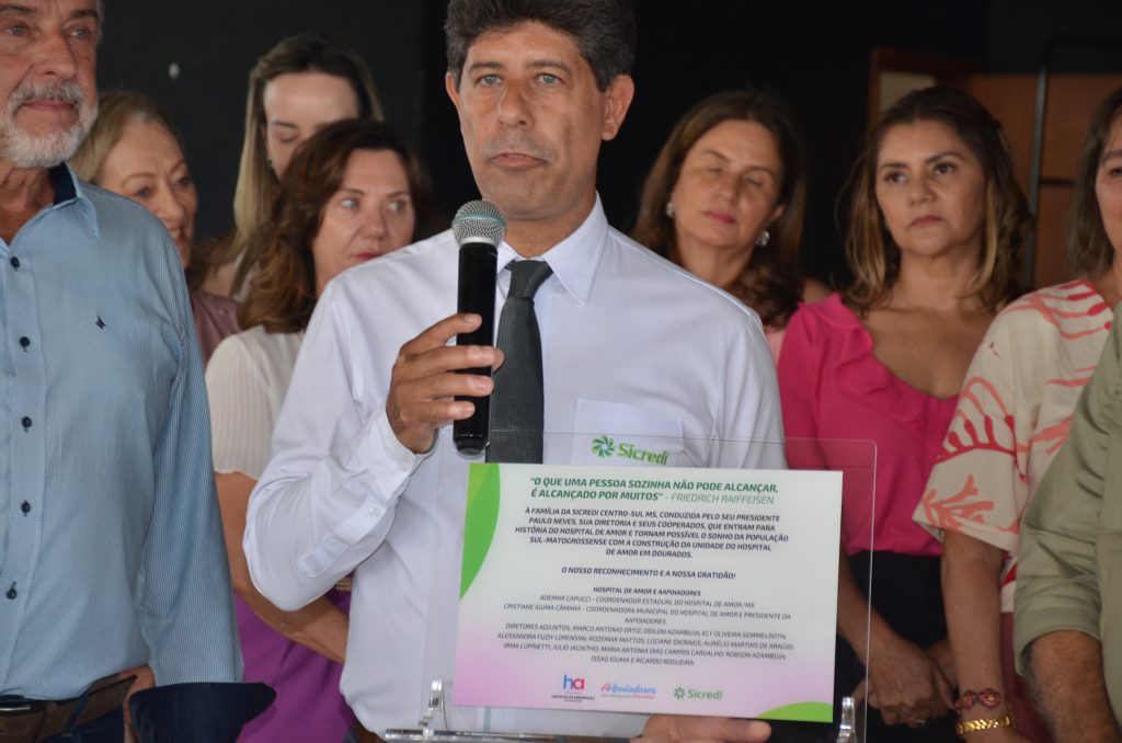 Confira as fotos do lançamento das obras do Hospital do Amor em Dourados