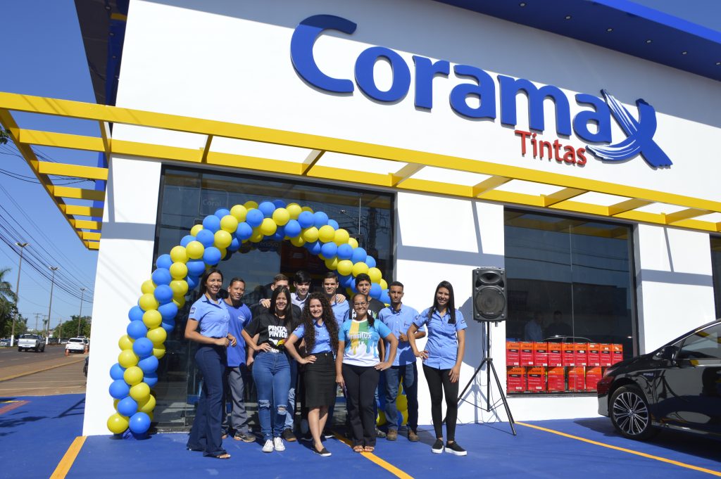 CORAMAX TINTAS Inaugura loja 2 em Dourados CORAMAX TINTAS Inaugura loja 2 em Dourados