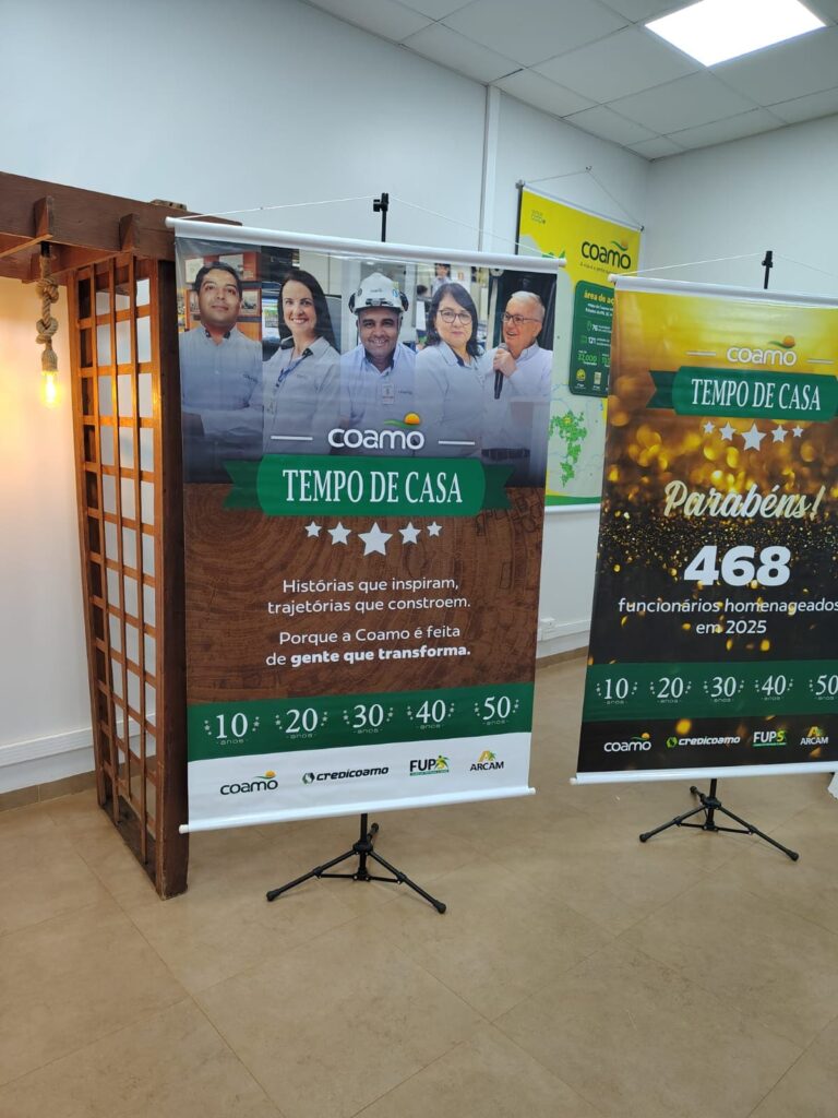 Tempo de Casa: COAMO presta homenagem a colaboradores em Dourados