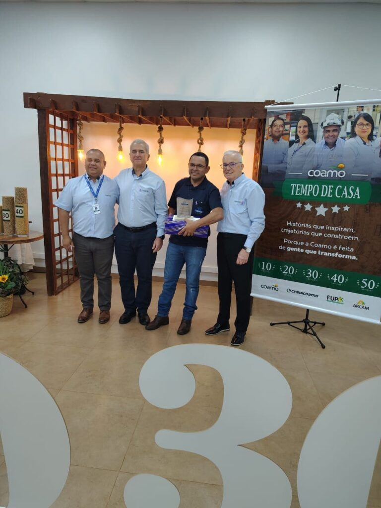 Tempo de Casa: COAMO presta homenagem a colaboradores em Dourados