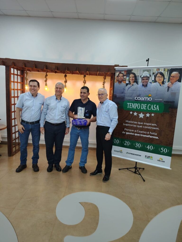 Tempo de Casa: COAMO presta homenagem a colaboradores em Dourados