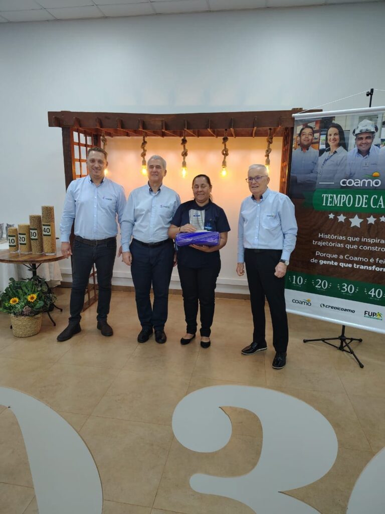 Tempo de Casa: COAMO presta homenagem a colaboradores em Dourados