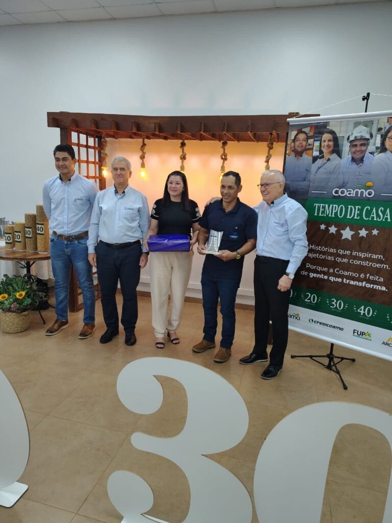 Tempo de Casa: COAMO presta homenagem a colaboradores em Dourados