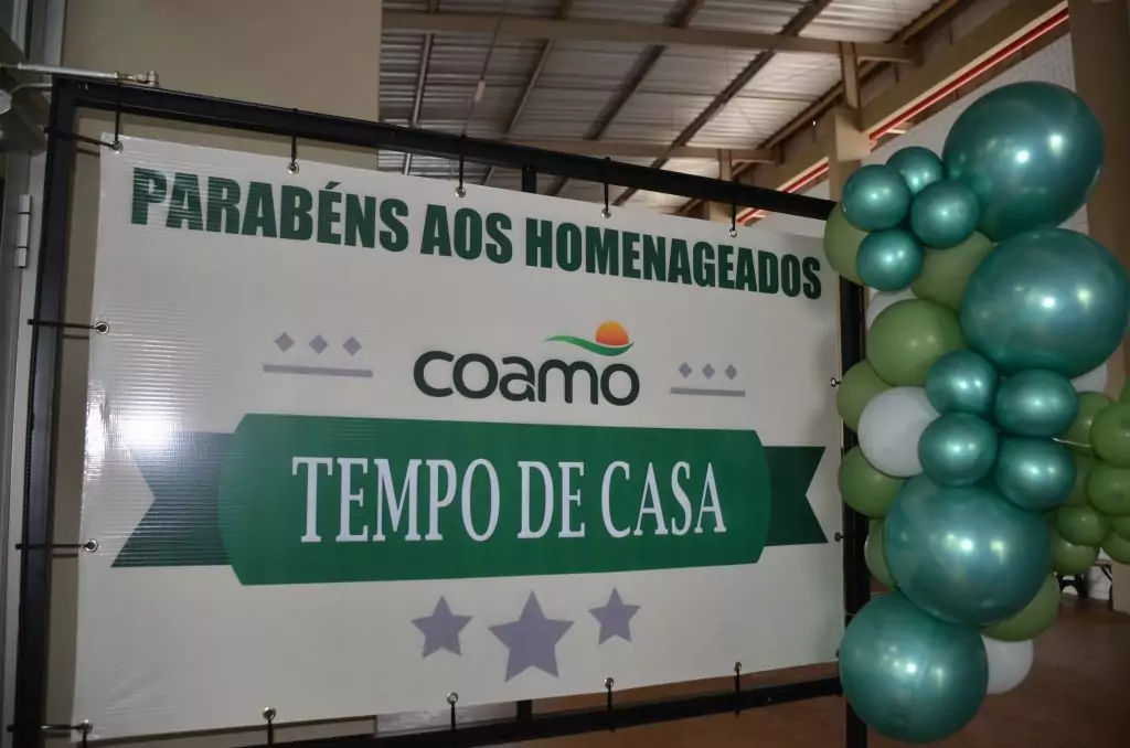 Tempo de Casa: COAMO presta homenagem aos funcionários Tempo de Casa: COAMO presta homenagem aos funcionários