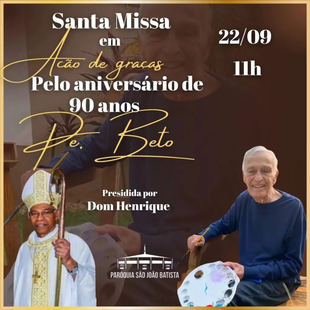 Missa em Ação de Graças pelos 90 anos do Padre Wilbert(Beto) Missa em Ação de Graças pelos 90 anos do Padre Wilbert(Beto)