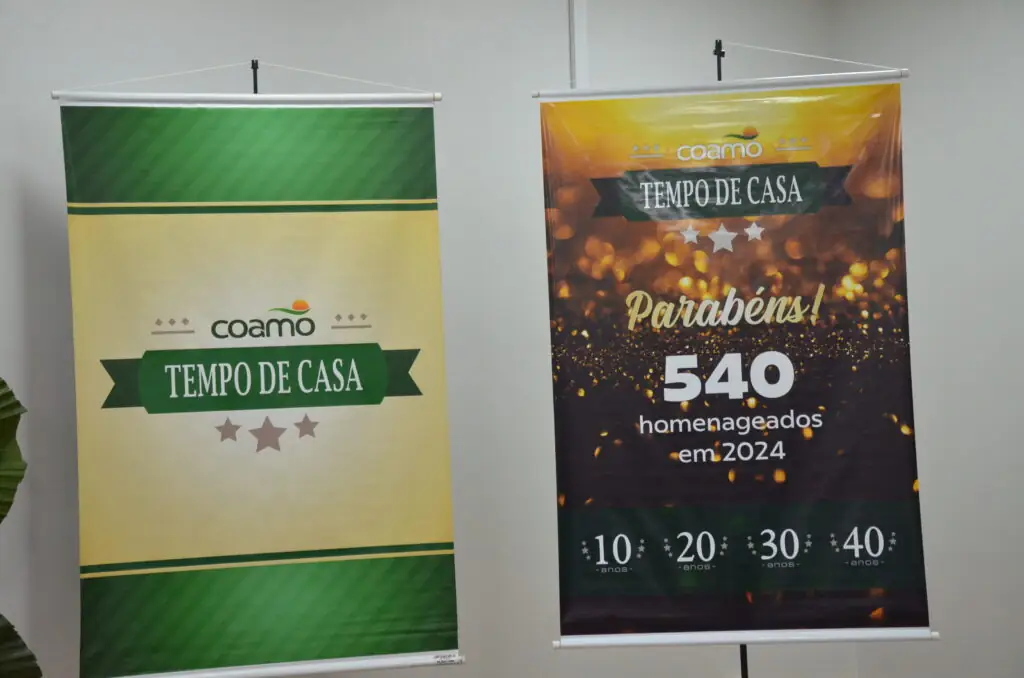 Tempo de Casa: COAMO presta homenagem aos seus funcionários Tempo de Casa: COAMO presta homenagem aos seus funcionários