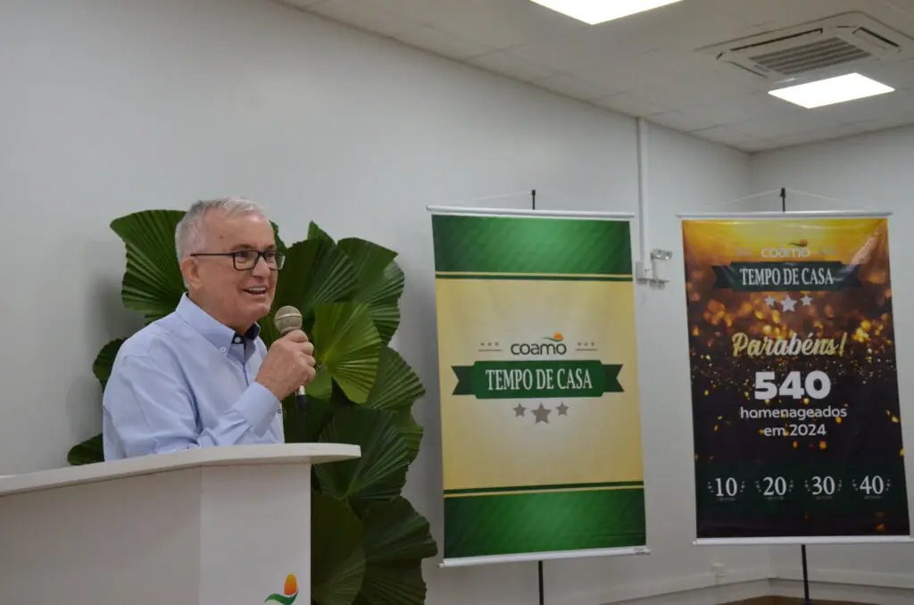 Tempo de Casa: COAMO presta homenagem aos seus funcionários Tempo de Casa: COAMO presta homenagem aos seus funcionários