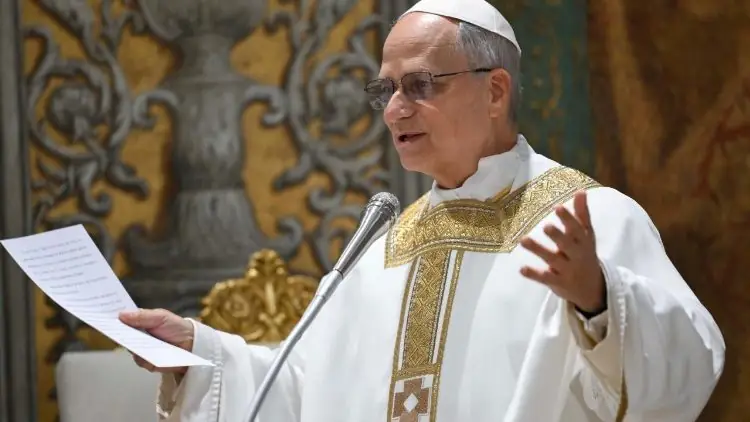 Papa Leão XIV voltou esta manhã à Capela Sistina para presidir à Santa Missa com todos os membros do Colégio Cardinalício.